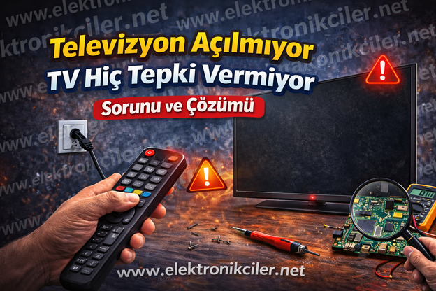 Televizyon Açılmıyor – TV Hiç Tepki Vermiyor Sorunu ve Çözümü