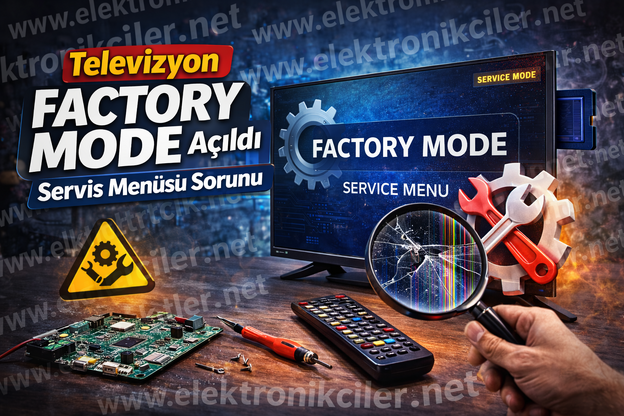 Televizyon Factory Mode Açıldı – Servis Menüsü Sorunu ve Çözümü