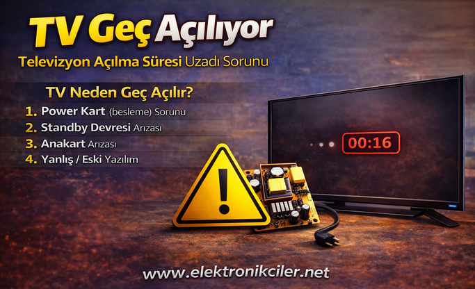 TV Geç Açılıyor – Televizyon Açılma Süresi Uzadı Neden Olur, Nasıl Çözülür?